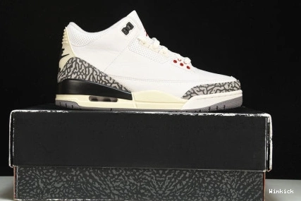 3 White  Cement Air DN3707-100 Jordan Reimagined 1005